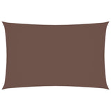 Vidaxl zonnescherm rechthoekig 2,5x5 m oxford stof bruin