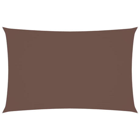 Vidaxl zonnescherm rechthoekig 2,5x5 m oxford stof bruin