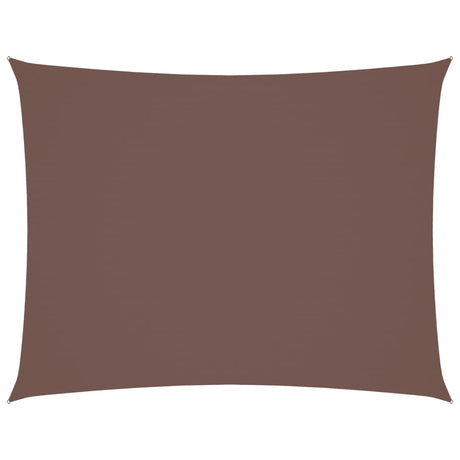 Vidaxl zonnescherm rechthoekig 3x4 m oxford stof bruin