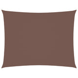Vidaxl zonnescherm rechthoekig 3x4,5 m oxford stof bruin