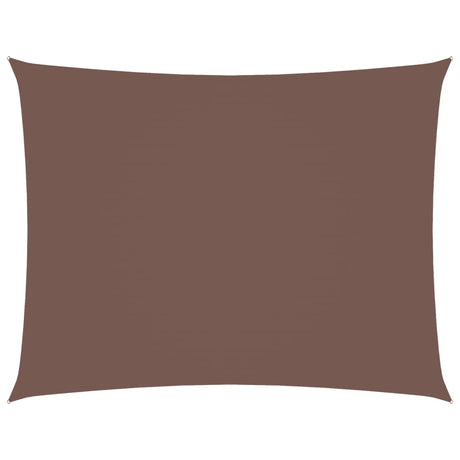 Vidaxl zonnescherm rechthoekig 3x4,5 m oxford stof bruin
