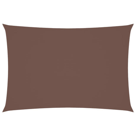Vidaxl zonnescherm rechthoekig 3x5 m oxford stof bruin