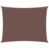 Vidaxl zonnescherm rechthoekig 3,5x4,5 m oxford stof bruin