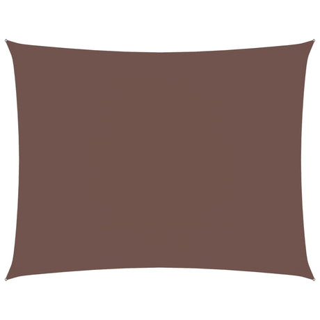 Vidaxl zonnescherm rechthoekig 3,5x4,5 m oxford stof bruin