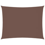 Vidaxl zonnescherm rechthoekig 3,5x5 m oxford stof bruin