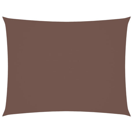 Vidaxl zonnescherm rechthoekig 3,5x5 m oxford stof bruin