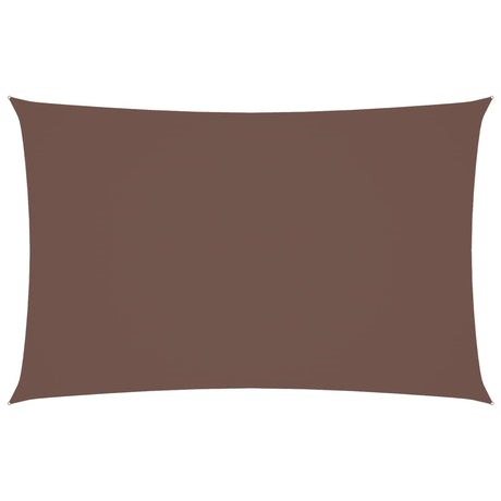 Vidaxl zonnescherm rechthoekig 5x8 m oxford stof bruin