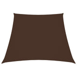 Vidaxl Sunshade Trapezium 3 4x3 M Oxford tissu marron