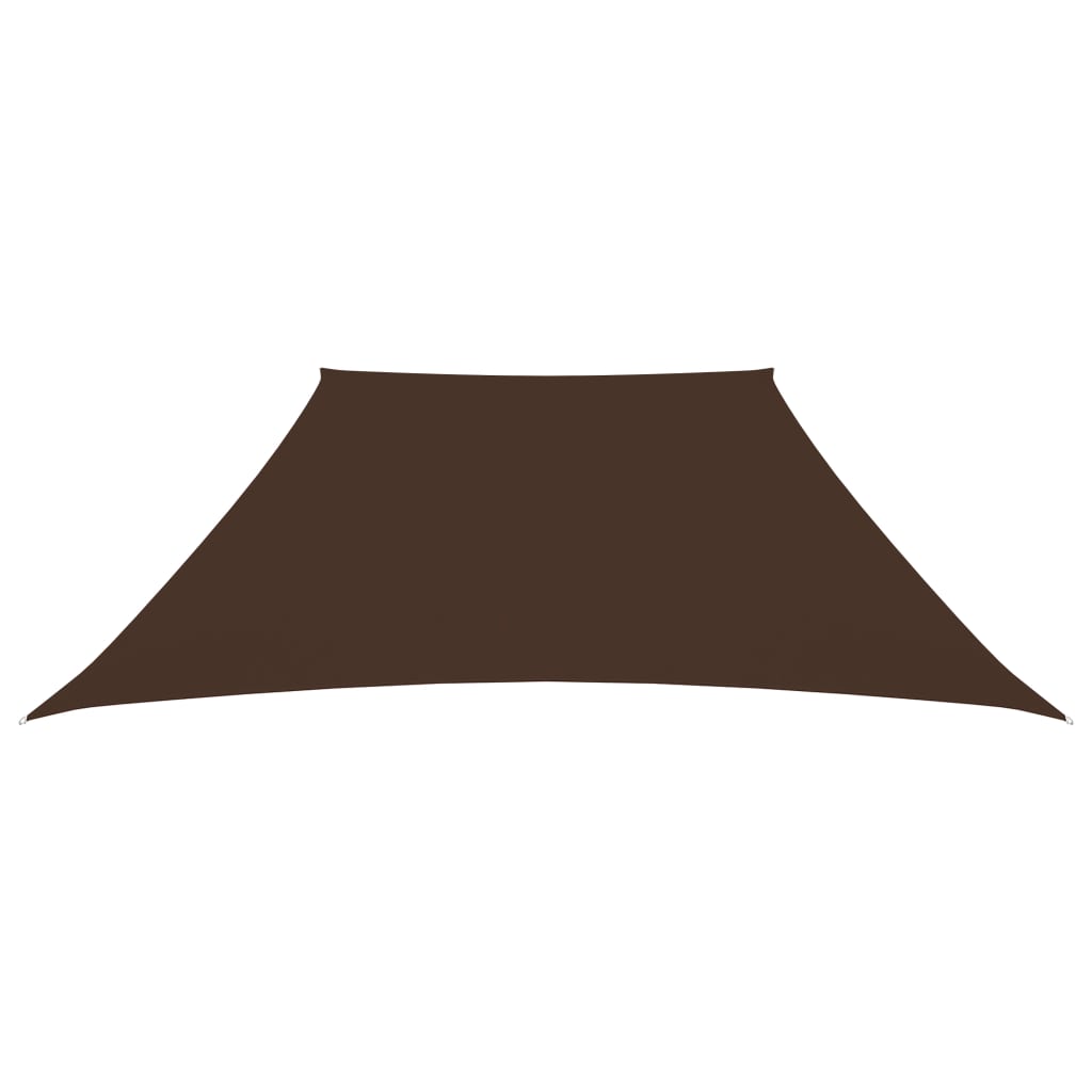 Vidaxl Sunshade Trapezium 3 4x3 M Oxford tissu marron