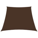 Vidaxl Zonnezeil Trapezium 3 5x4 M Oxford fabric brown