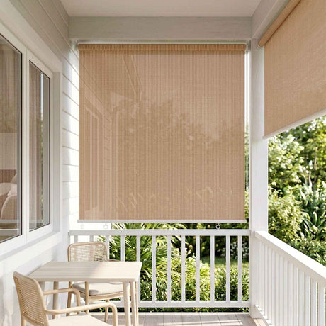 Vidaxl rolgordijn voor buiten 65(b)x140(h) cm beige