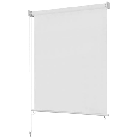 Vidaxl rolgordijn voor buiten 65(b)x140(h) cm hdpe wit
