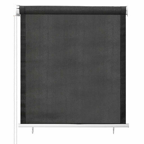 Vidaxl rolgordijn voor buiten 65(b)x140(h) cm antracietkleurig