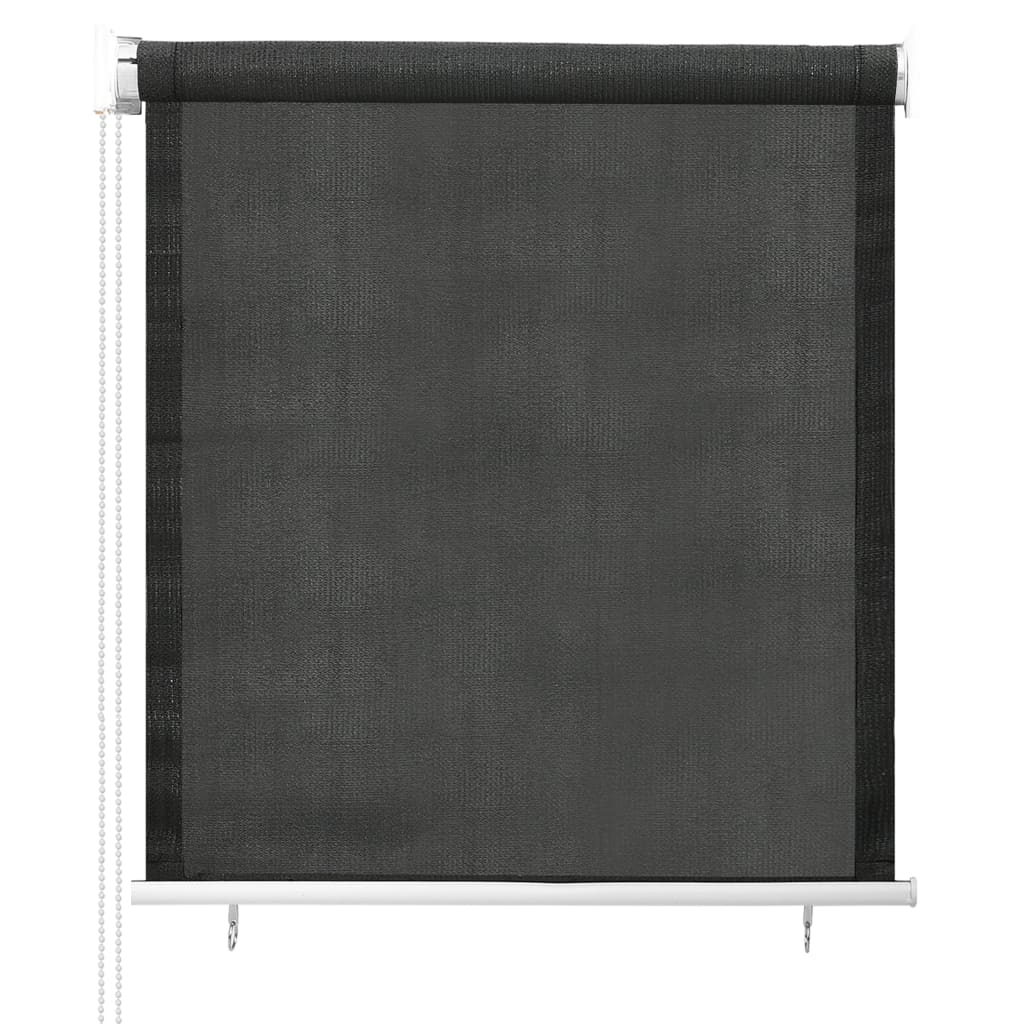 VIDAXL Roller Blind für äußere 60x140 cm Anthrazit -ausgelöst