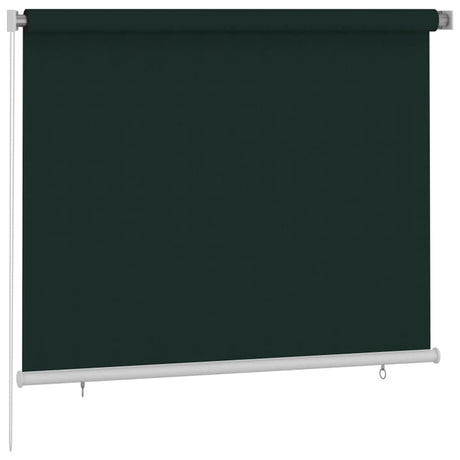 Vidaxl rolgordijn voor buiten 185(b)x140(h) cm hdpe donkergroen