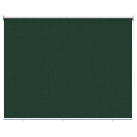 Vidaxl rolgordijn voor buiten 185(b)x140(h) cm hdpe donkergroen