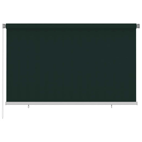 Vidaxl rolgordijn voor buiten 245(b)x140(h) cm hdpe donkergroen