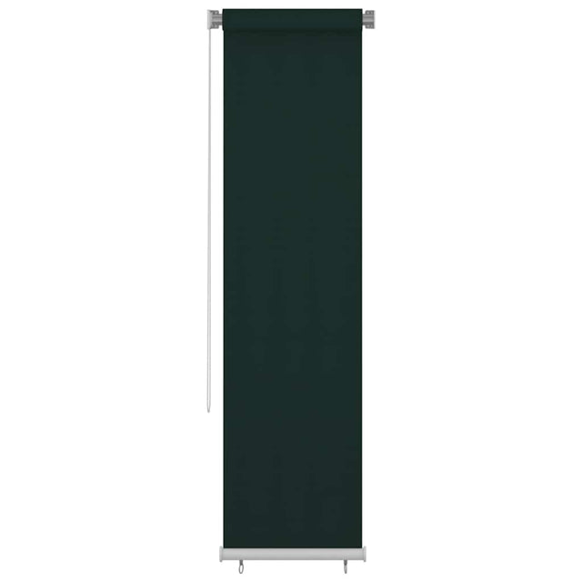 Vidaxl rolgordijn voor buiten 65(b)x230(h) cm hdpe donkergroen