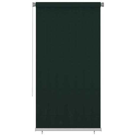 Vidaxl rolgordijn voor buiten 125(b)x230(h) cm hdpe donkergroen