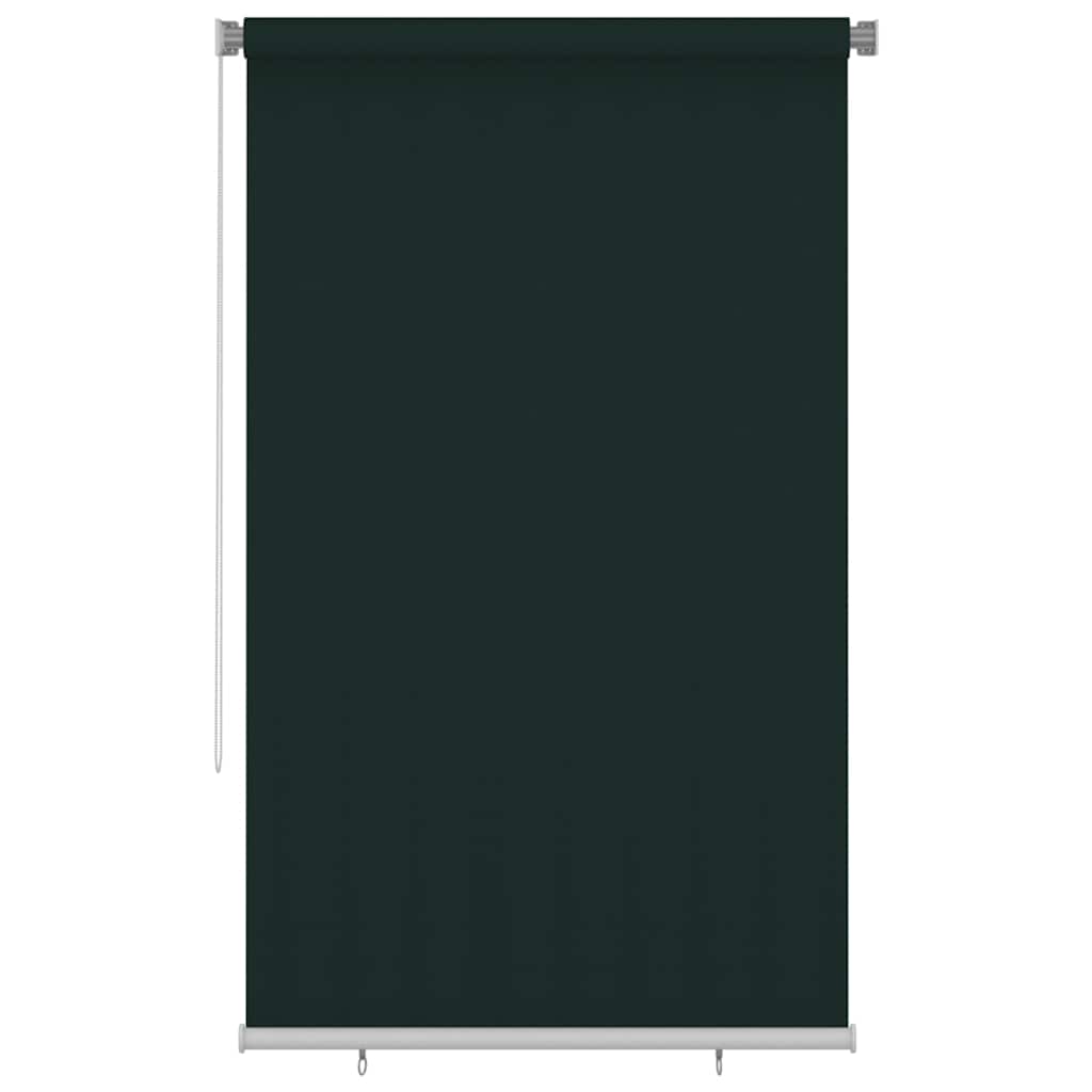Vidaxl rolgordijn voor buiten 145(b)x230(h) cm hdpe donkergroen