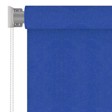 Vidaxl rolgordijn voor buiten 65(b)x140(h) cm hdpe blauw