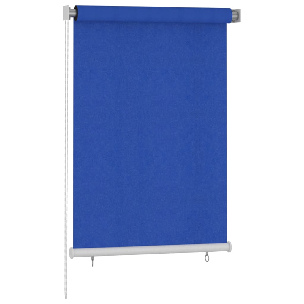 VidaXL Rolgordijn voor buiten 100x140 cm HDPE blauw