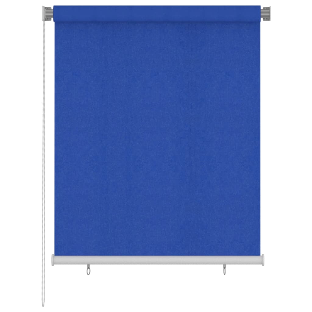 VidaXL Rolgordijn voor buiten 120x140 cm HDPE blauw