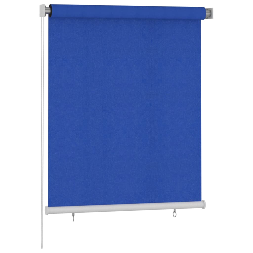 Vidaxl Roller Blind para afuera de 120x140 cm HDPE Azul