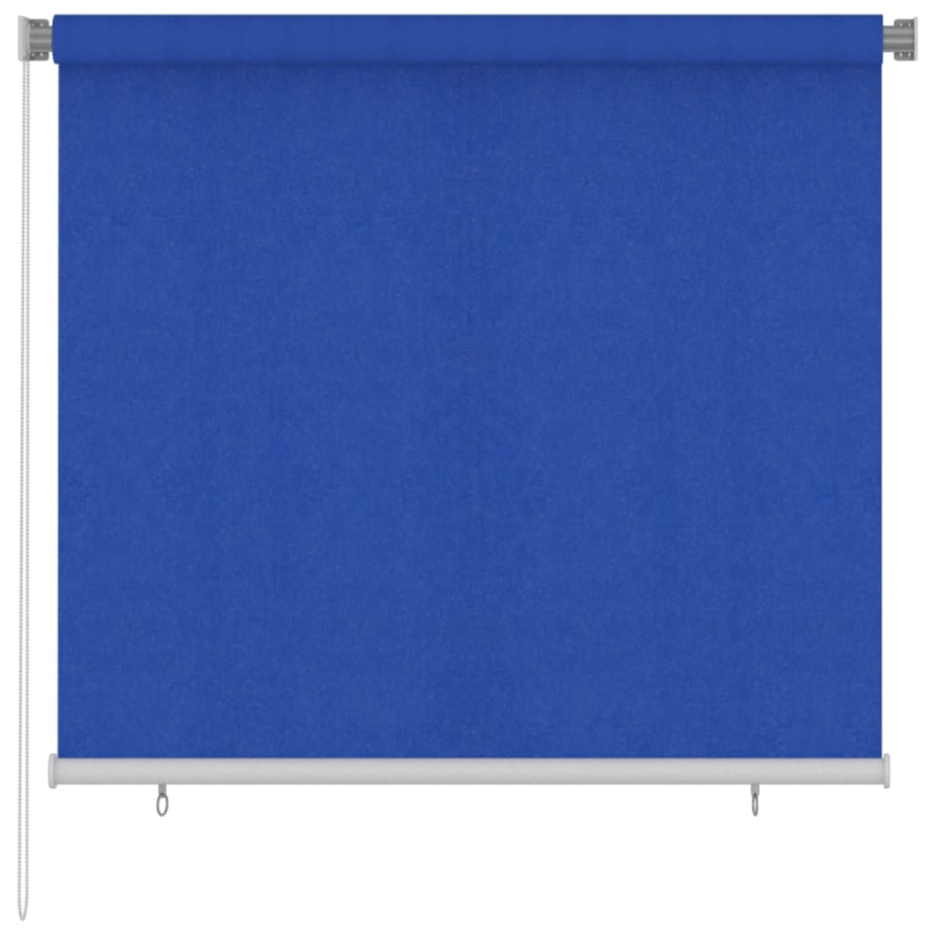 Vidaxl rolgordijn voor buiten 165(b)x140(h) cm hdpe blauw