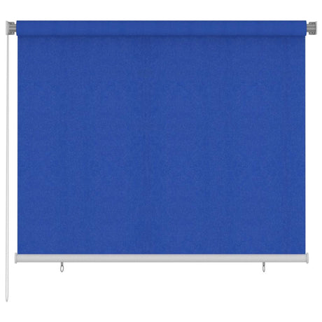 Vidaxl rolgordijn voor buiten 185(b)x140(h) cm hdpe blauw