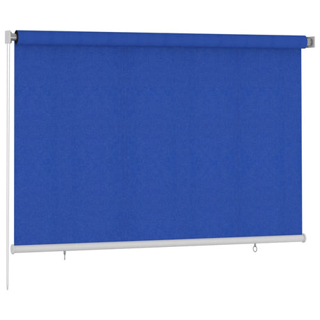 Vidaxl rolgordijn voor buiten 225(b)x140(h) cm hdpe blauw