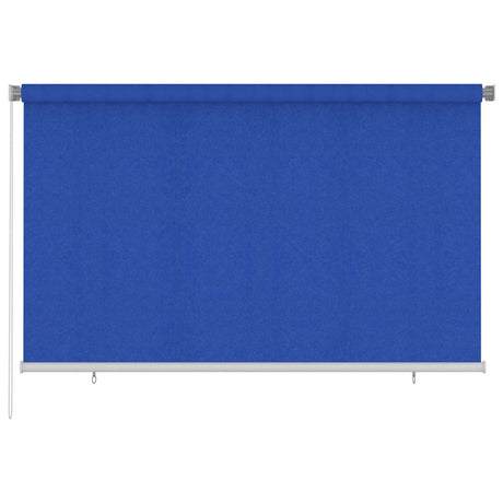 Vidaxl rolgordijn voor buiten 245(b)x140(h) cm hdpe blauw