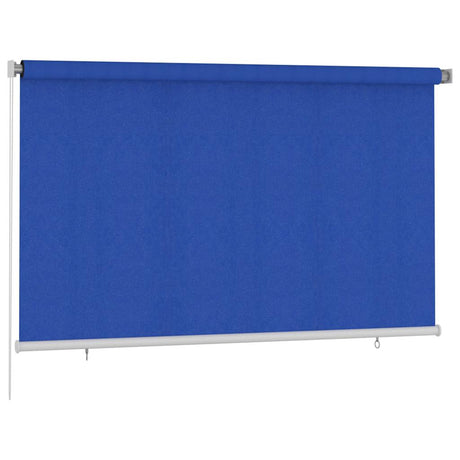 Vidaxl rolgordijn voor buiten 245(b)x140(h) cm hdpe blauw