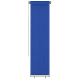 VidaXL Rolgordijn voor buiten 60x230 cm HDPE blauw