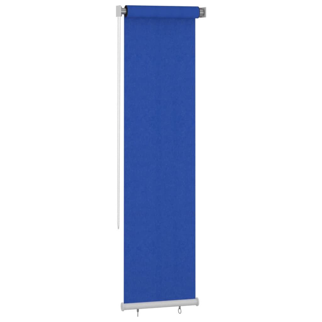 VidaXL Rolgordijn voor buiten 60x230 cm HDPE blauw