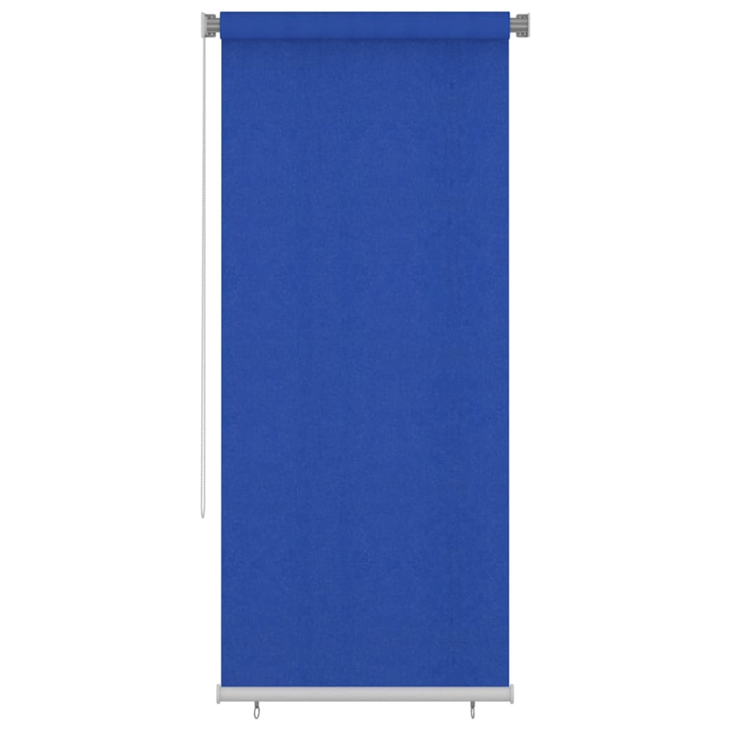 Vidaxl rolgordijn voor buiten 105(b)x230(h) cm hdpe blauw