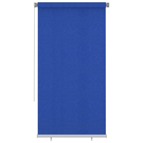 Vidaxl rolgordijn voor buiten 125(b)x230(h) cm hdpe blauw