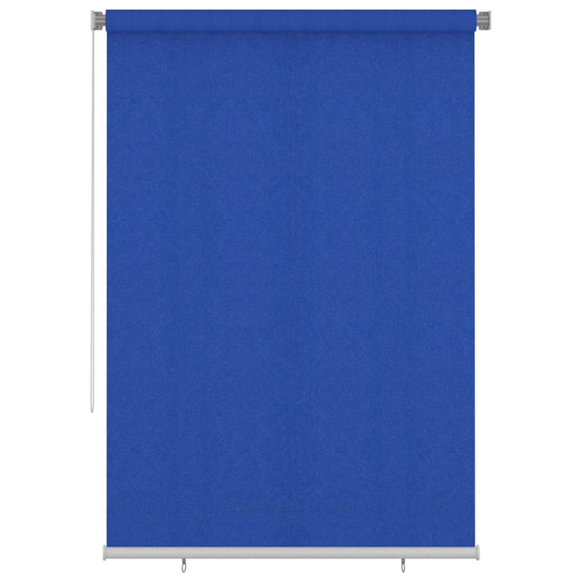Vidaxl rolgordijn voor buiten 165(b)x230(h) cm hdpe blauw