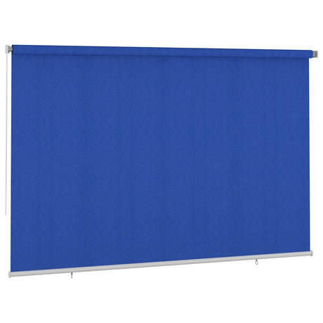 Vidaxl rolgordijn voor buiten 355(b)x230(h) cm hdpe blauw