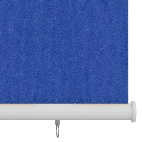 Vidaxl rolgordijn voor buiten 355(b)x230(h) cm hdpe blauw