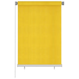 Vidaxl Roller Blind para afuera de 100x140 cm HDPE Amarillo