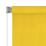 Vidaxl rullblind för utanför 100x140 cm HDPE Yellow