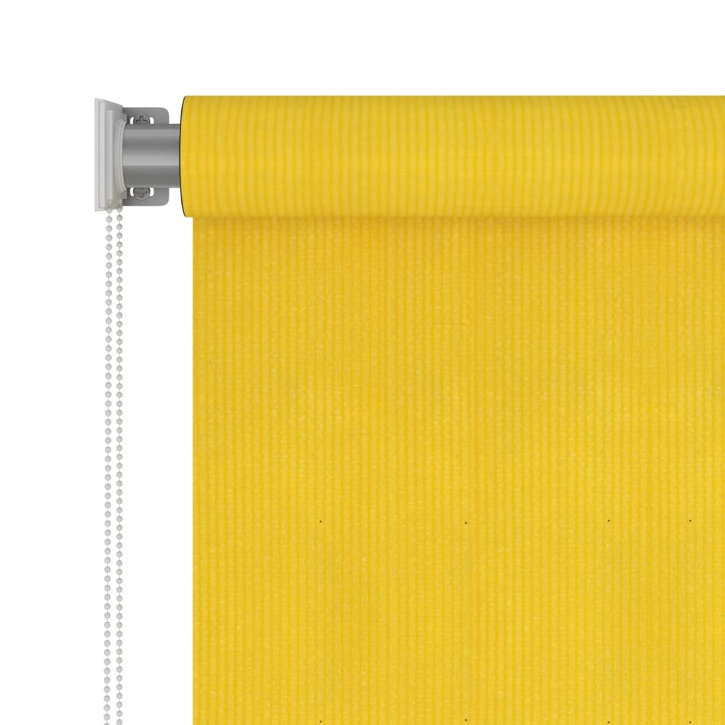 Bidaxl Roller Blind för utanför 120x140 cm HDPE GUL