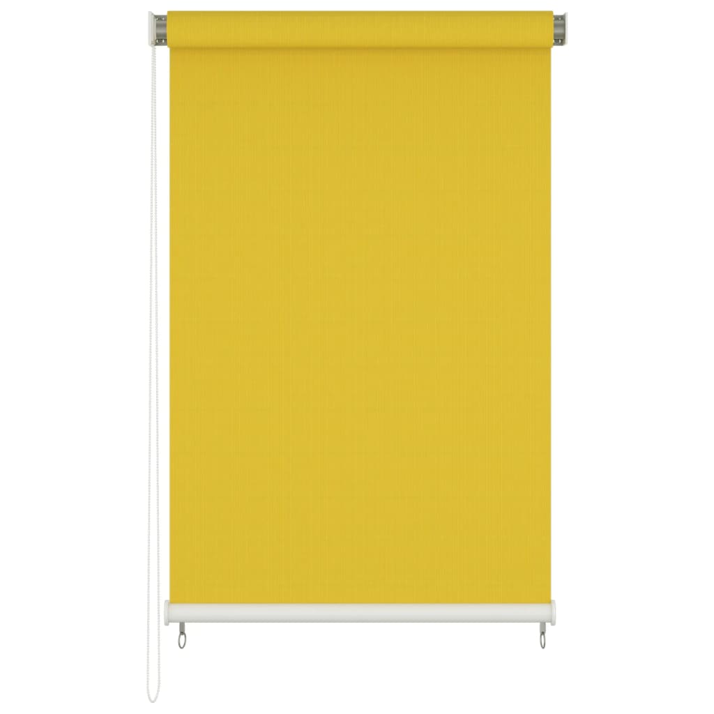 Vidaxl Roller Blind per al di fuori di 160x230 cm giallo