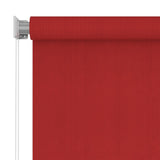 Vidaxl rolgordijn voor buiten 60x140 cm hdpe rood