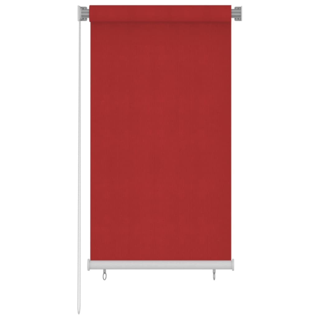 Vidaxl Roller Blind para fuera de 80x140 cm HDPE Red