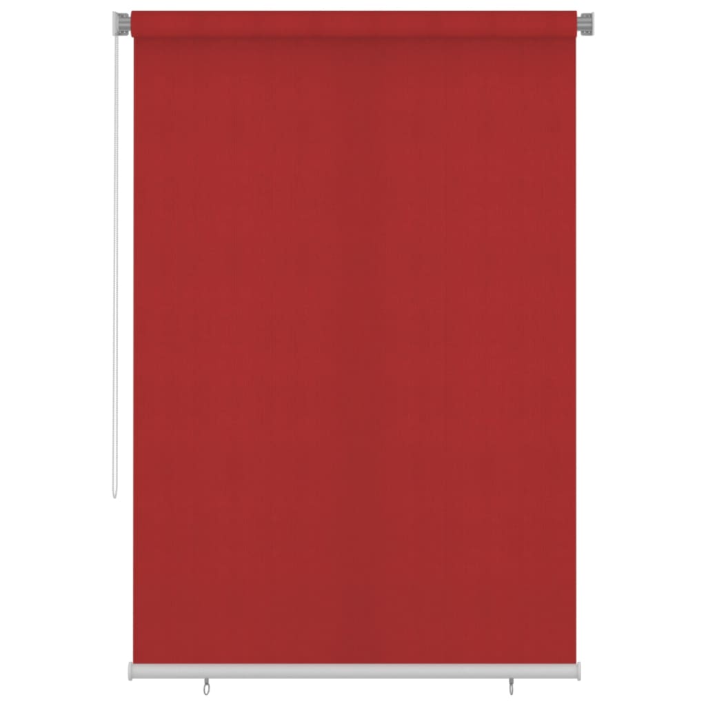 Vidaxl Roller Blind na zewnątrz 160x230 cm HDPE RED