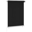 Vidaxl rolgordijn voor buiten 105(b)x140(h) cm zwart