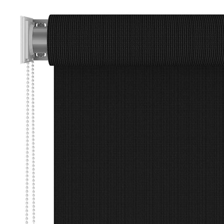 Vidaxl rolgordijn voor buiten 165(b)x230(h) cm zwart