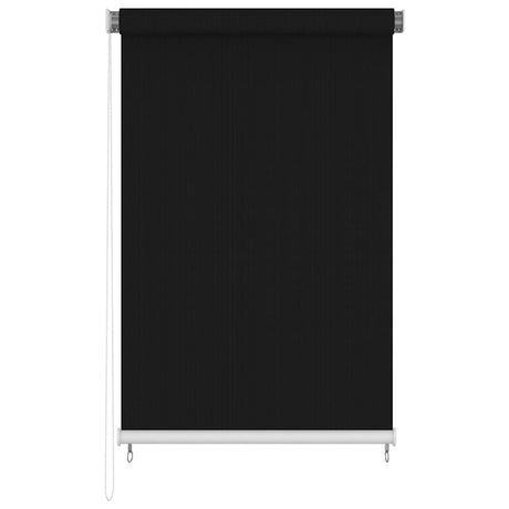 Vidaxl rolgordijn voor buiten 185(b)x230(h) cm zwart